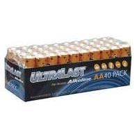 NABC Ultralast 40-Pack AA Alkaline Disposable Batteries