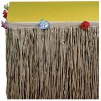 Natural Tissue Party Table Skirt