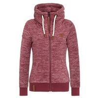 naketano redefreiheit iii womens hoodie bordeaux melange