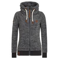 naketano redefreiheit iii womens hoodie anthracite melange