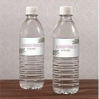 natural charm water bottle label