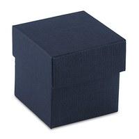 navy blue favour box with lid