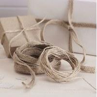 Natural Parcel Twine in Hessian.