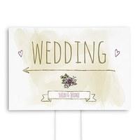 natural charm directional sign