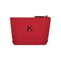 Napa Linen Cosmetic Bag - Red