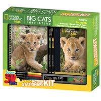 National Geographic Big Cats Initiative African Lion Super 3d Stationery Sets