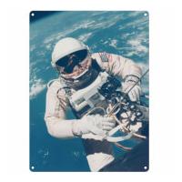 nasa astronaut tin sign large