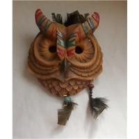 Native American Totem Ceremonial Spirit of Wisdom Mask Hamilton Collection with certificate