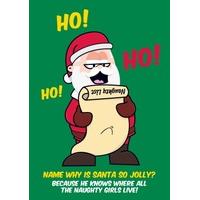 Naughty List | Christmas Card | CD1047