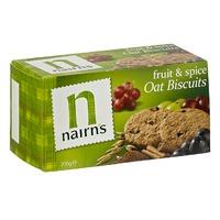 nairns oat biscuits fruit spice 200g 200g