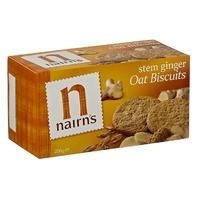 nairns oat biscuits stem ginger 200g 200g
