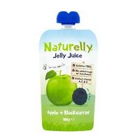 naturelly jelly juice apple and blackcurrant 100g 100g black