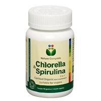 Nature Complete Certified Organic Chlorella and Spirulina Powder 90g - 90 g