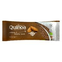 naturecrops quinoa bar almonds sesame seeds 40g 40g white