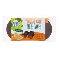 natures store dark chocolate orange rice cakes 100g 100g orange