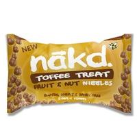 nakd toffee treat nibbles 40g