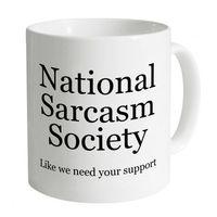 National Sarcasm Society Mug