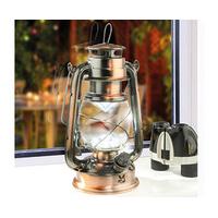 National Trust LED Hurricane Lamp, Copper Effect, Metal