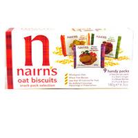 Nairns 9 Oat Biscuit Snack Pack Selection