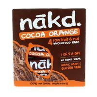 Nakd Free From Cocoa Orange 4 Pack