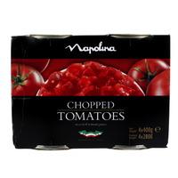 Napolina Chopped Tomatoes 4 Pack