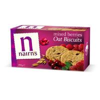 nairns mixed berries biscuits wheat free 200g