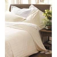natural collection organic cotton double fitted sheet white