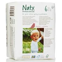 Naty Eco Disposable Nappies - XL - Size 6 - Pack of 18