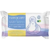 natracare organic cotton baby wipes 50