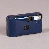 Navy Blue Disposable Camera  Solid Colour Design