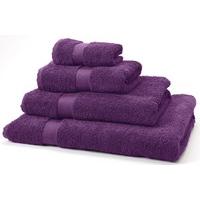 natural collection organic cotton guest towel violet