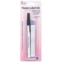 Name Label Kit - Iron on tape with Pen and Stencil by Hemline 375097