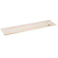 Natural Unfinished Shelf Board (L)890mm (D)300mm