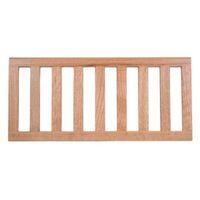 natural oak effect slatted shelf l471mm d216mm