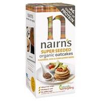 nairnamp39s super seeded organic oatcakes 200g
