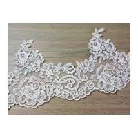 Naomi Embroidered Couture Bridal Lace Trimming