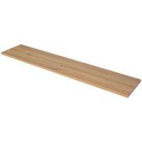 Natural Oak Effect Shelf Board (L)1185mm (D)240mm