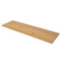 Natural Oak Effect Shelf Board (L)605mm (D)240mm