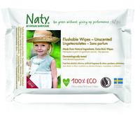 Naty Eco Wipes - Flushable Wipes Unscented