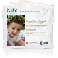 naty by nature wipes unscented triple pack 3 x 56s