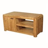Nancy Small TV Stand In Solid Acacia Wood