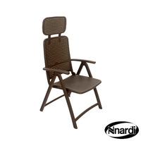 Nardi Aqua Marina Recliner Chair in Coffee