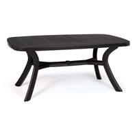 nardi toscana 165cm rectangular table in anthracite