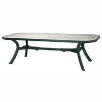 Nardi Toscana 250cm Rectangular Table in Green with Ravenna Top