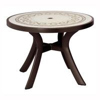 Nardi Toscana 100cm Round Table in Coffee with Ravenna Top