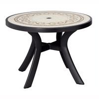 Nardi Toscana 100cm Round Table in Anthracite with Ravenna Top