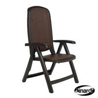 nardi delta set of 2 recliner chairs in coffee