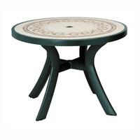 Nardi Toscana 100cm Round Table in Green with Ravenna Top