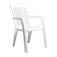 nardi diana white garden chair