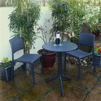 nardi step bistro set anthracite